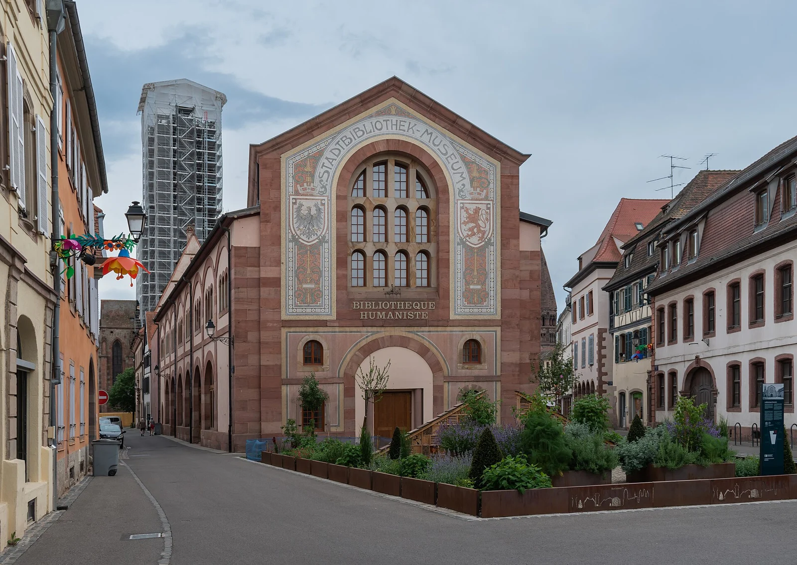Façade de la Bibliothèque Humaniste à Sélestat