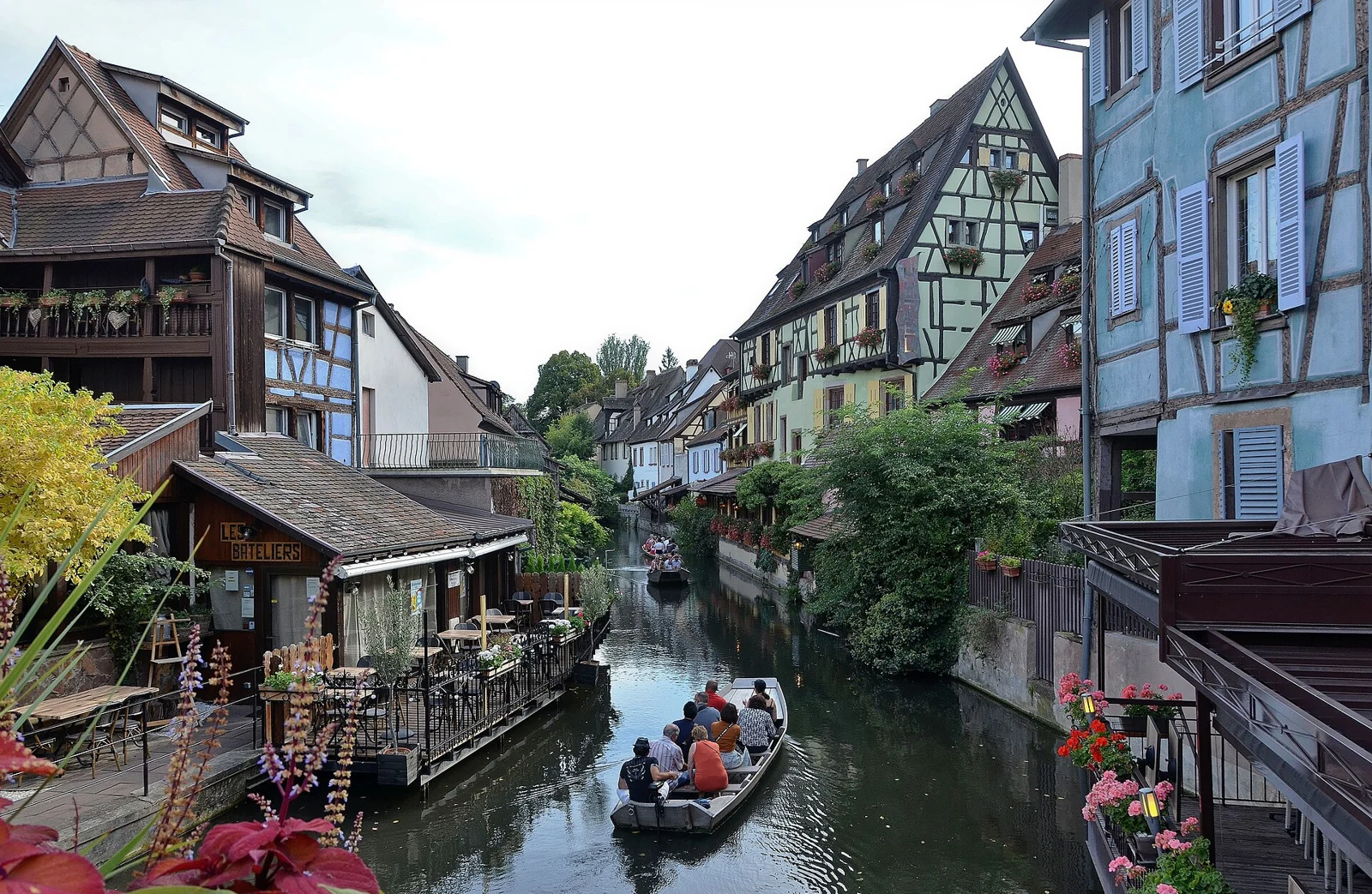 Les maisons alsaciennes et les canaux de Colmar