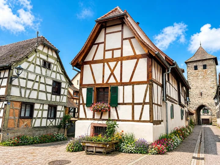 Maison de ville alsacienne à Dambach-la-Ville